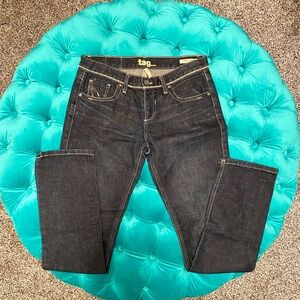 Tag Women's Boot Cut Jeans - Dark Blue